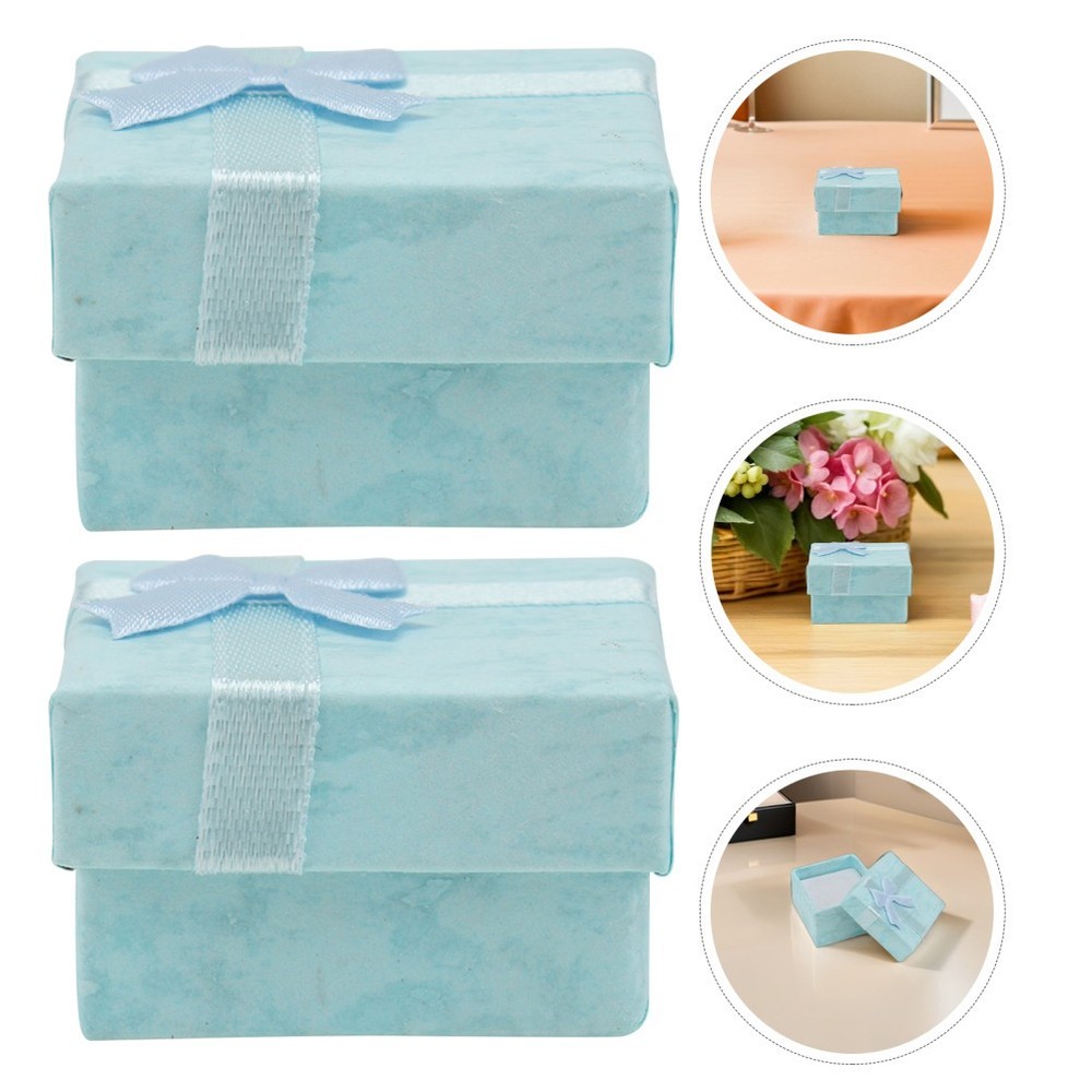 20 Pcs Decorative Packaging Boxes Square for Cardboard