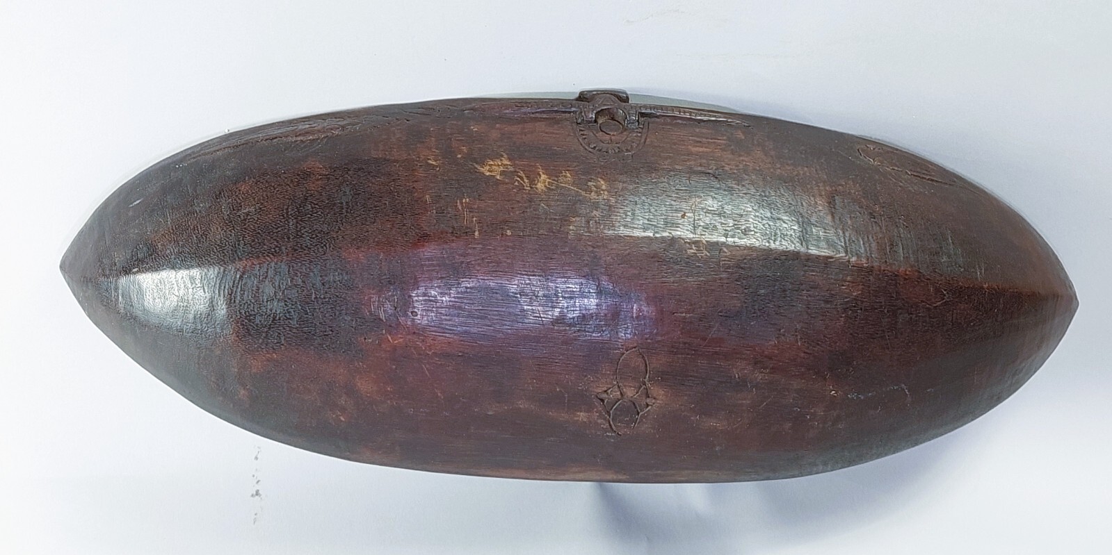 NEW GUINEA TAMI ISLAND, SIASSI, IRON WOOD BOWL
