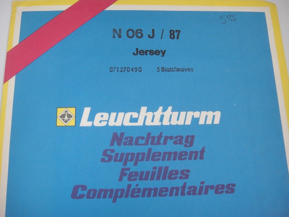 Lighthouse 1987 British Isles Album Supplements N 06M 06G 06J Jersey Guernsey