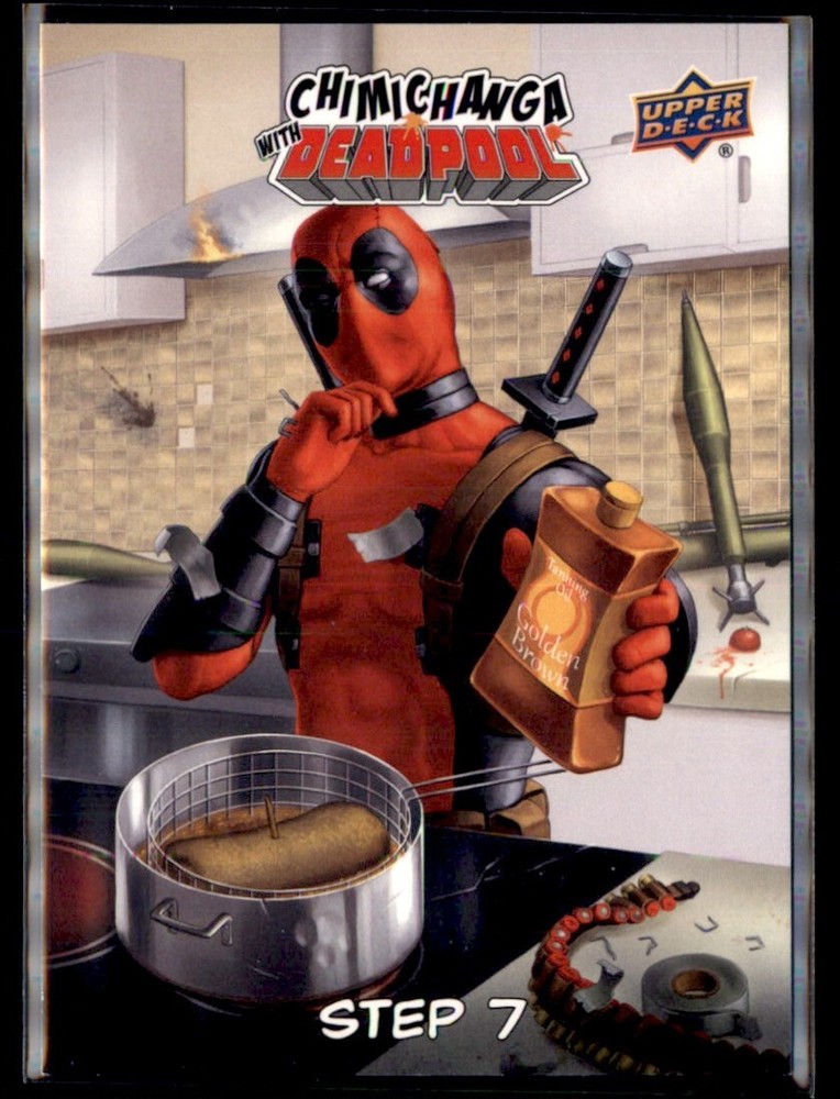 2019 Upper Deck Marvel Chimichangas with Deadpool Complete Set 8 Cards Inserts