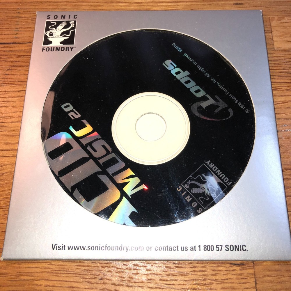 NEW Sonic Foundry Acid Music 2.0 Loops PC Software RARE SEALED