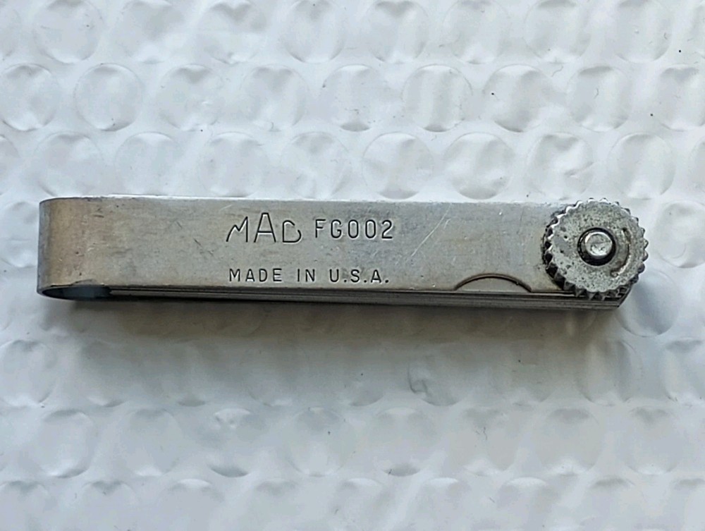 MAC TOOLS FG0002, FEELER GAUGE SET.