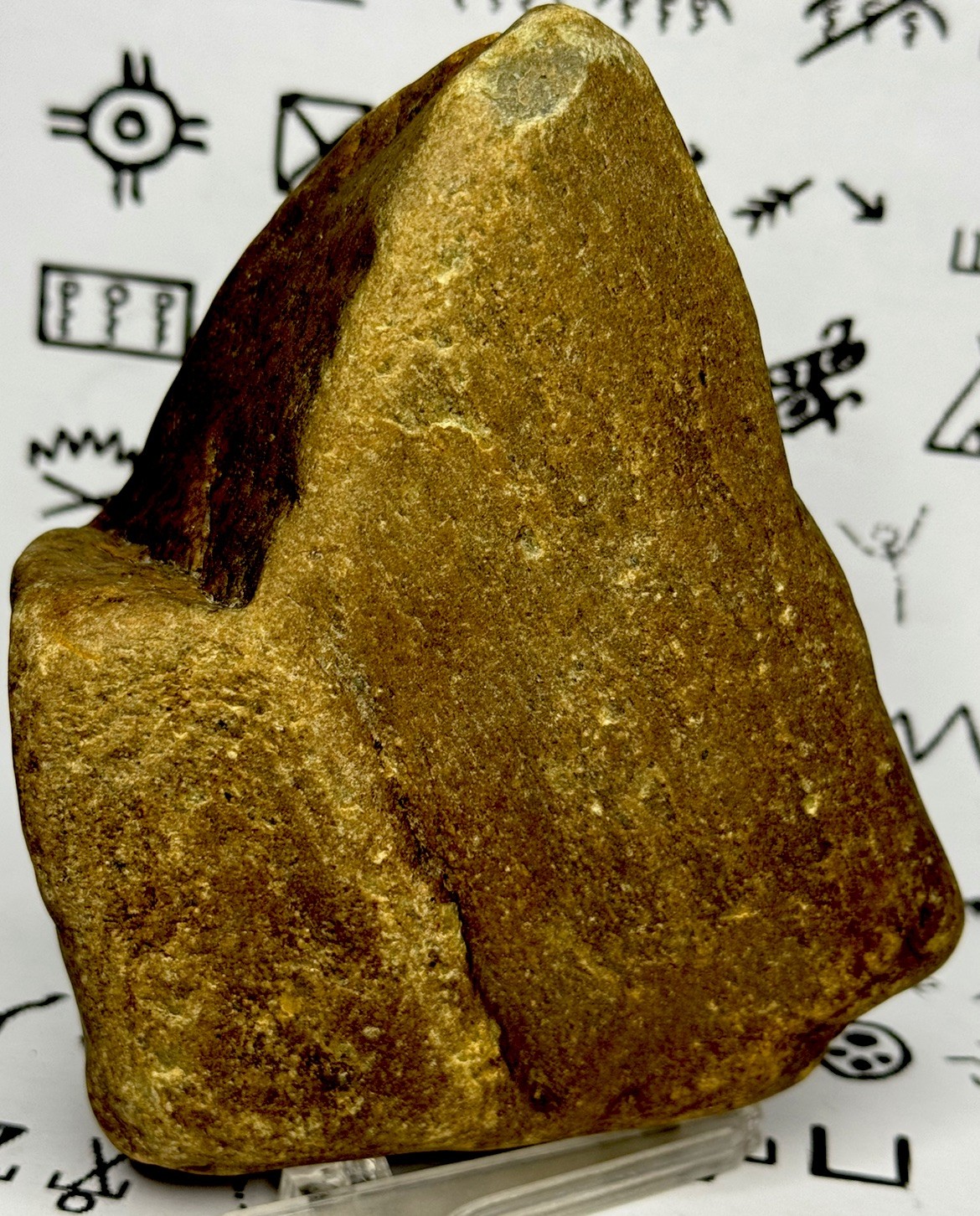 Native American Indian Authentic Artifact Stone Carved Effigy, 2 lb 13 oz • VA