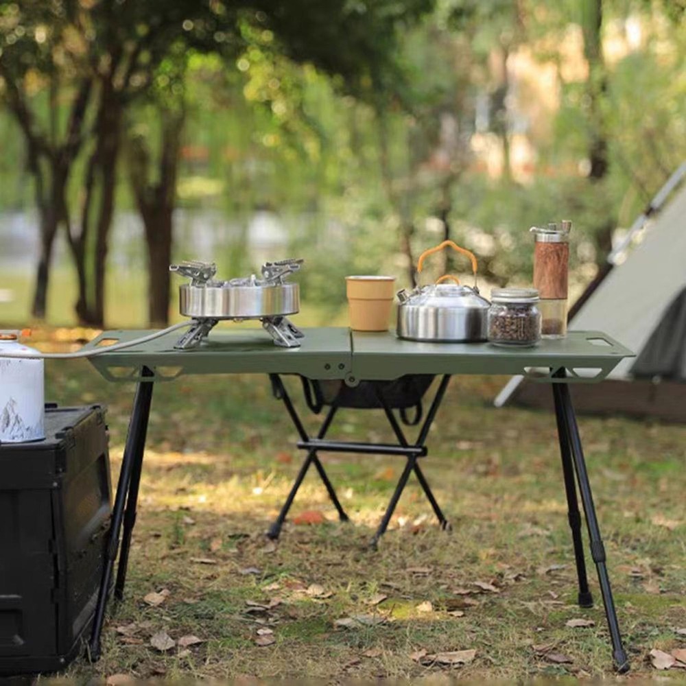 Foldable Camping Table Legs Adjustable Height Table Legs DIY for Outdoor Camping