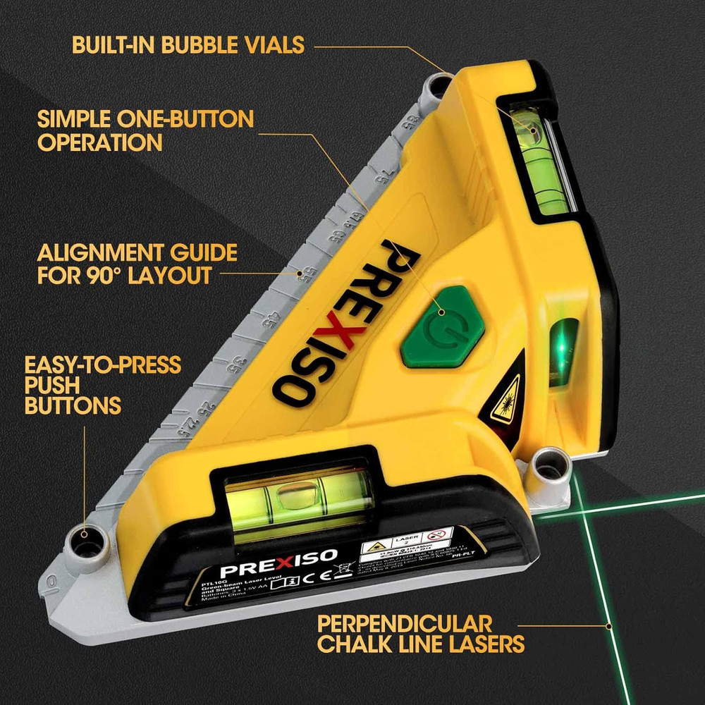 65Ft Green Beam Laser Level & 100Ft Rechargeable Dual Module Tool