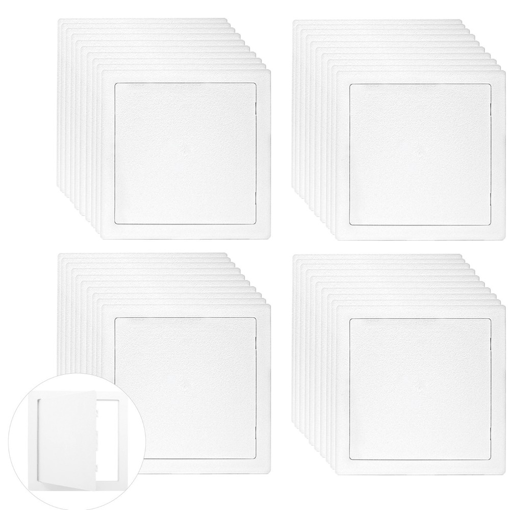 Morvat Access Panel 8x8 Inch for Drywall & Ceiling with Door, 40 Pack