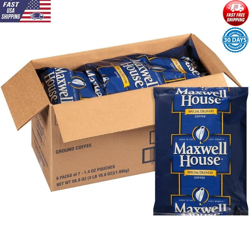 Smooth Medium Roast Ground Coffee Filter Packs 1.4 Oz. Packets 42 Per Case New