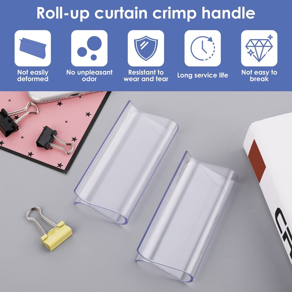 2 Pieces Roller Shade Pulls Window Shade Pulls Window Blinds Cordless Roller