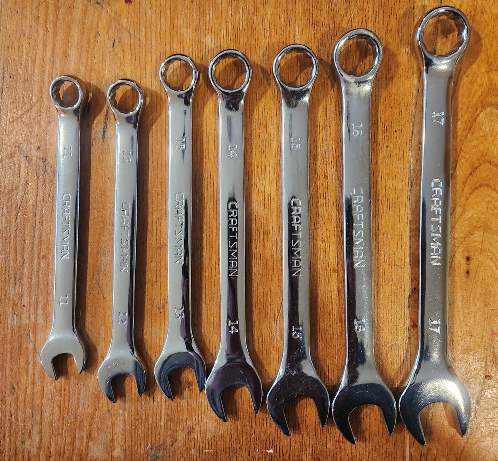 CRAFTSMAN 12pc FULL POLISH Chrome