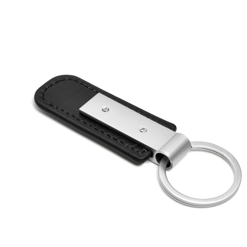 GMC AT4 Black PU Leather Strap Key Chain