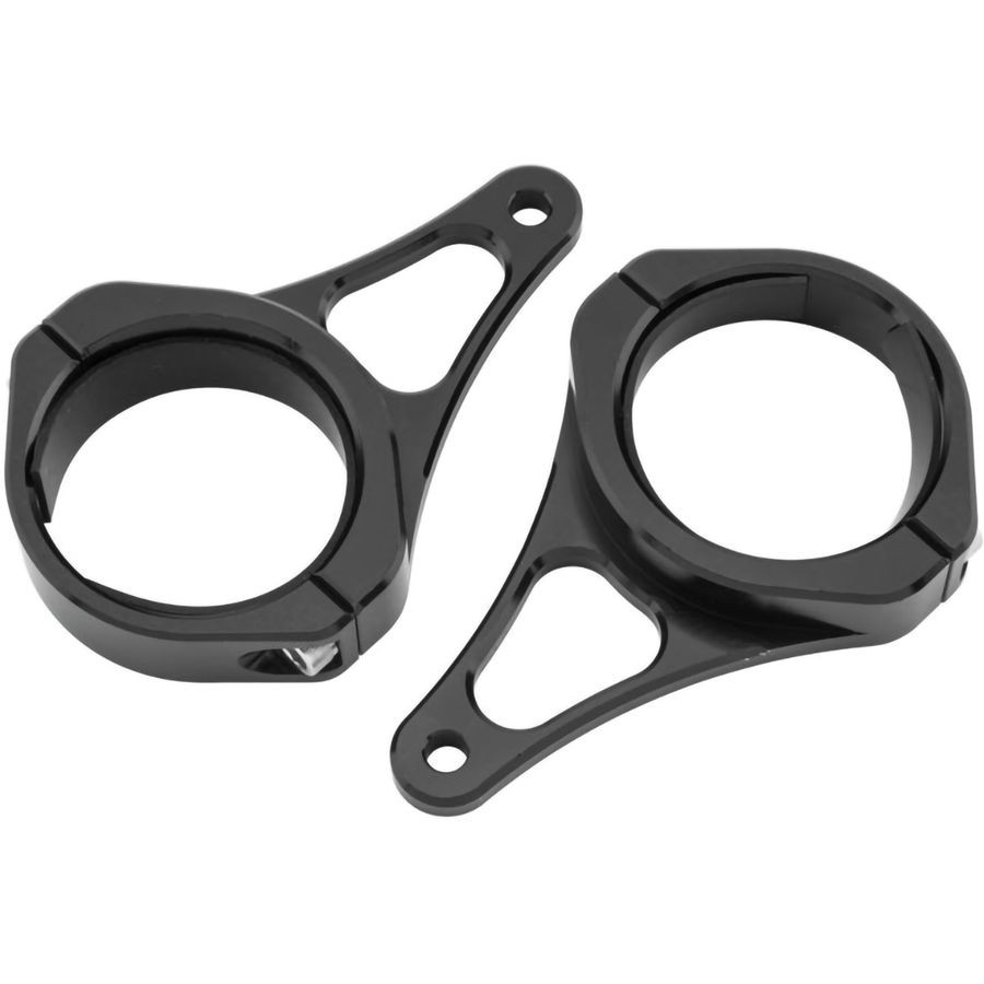 Modquad Light Bar Horizontal End Mounts - Black, 2" LMH-2-BLK