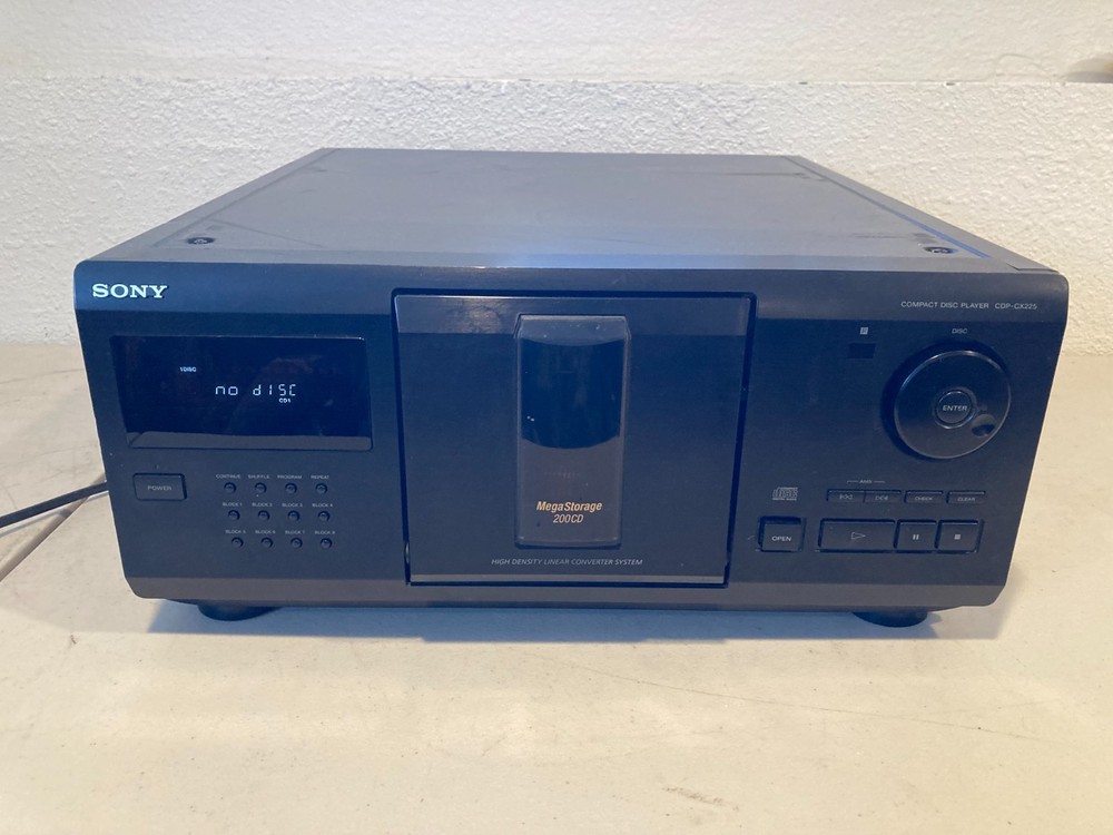 Sony CDP-CX225 Mega Storage 200-Disc CD Changer Player