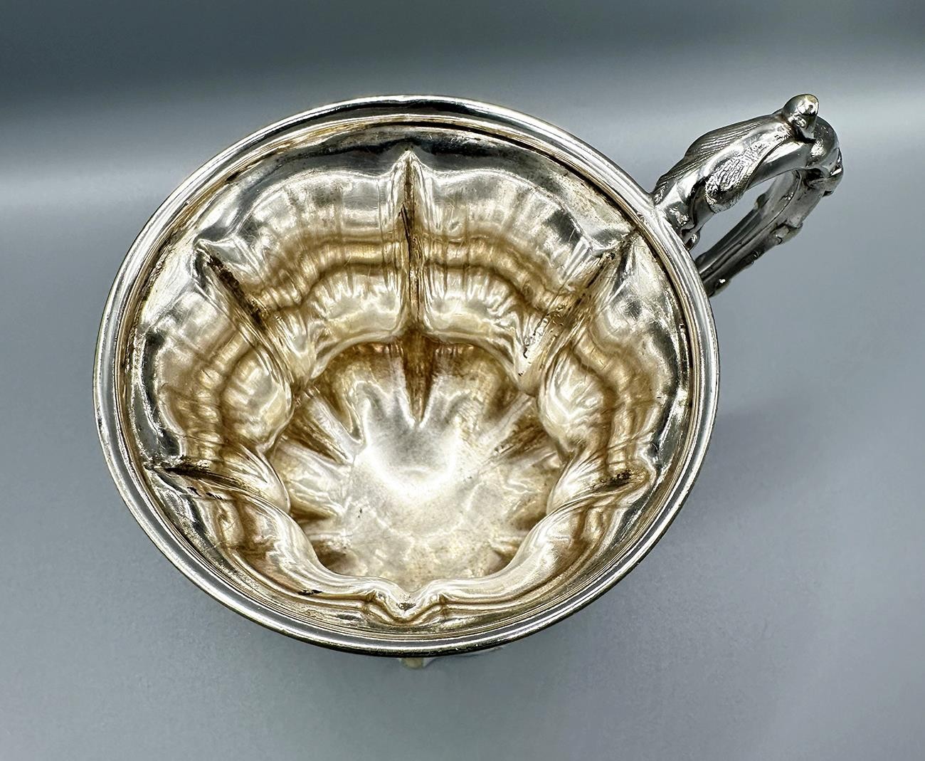 VICTORIAN CHRISTENING MUG SILVER PLATE ELKINGTON, MASON & CO 1854