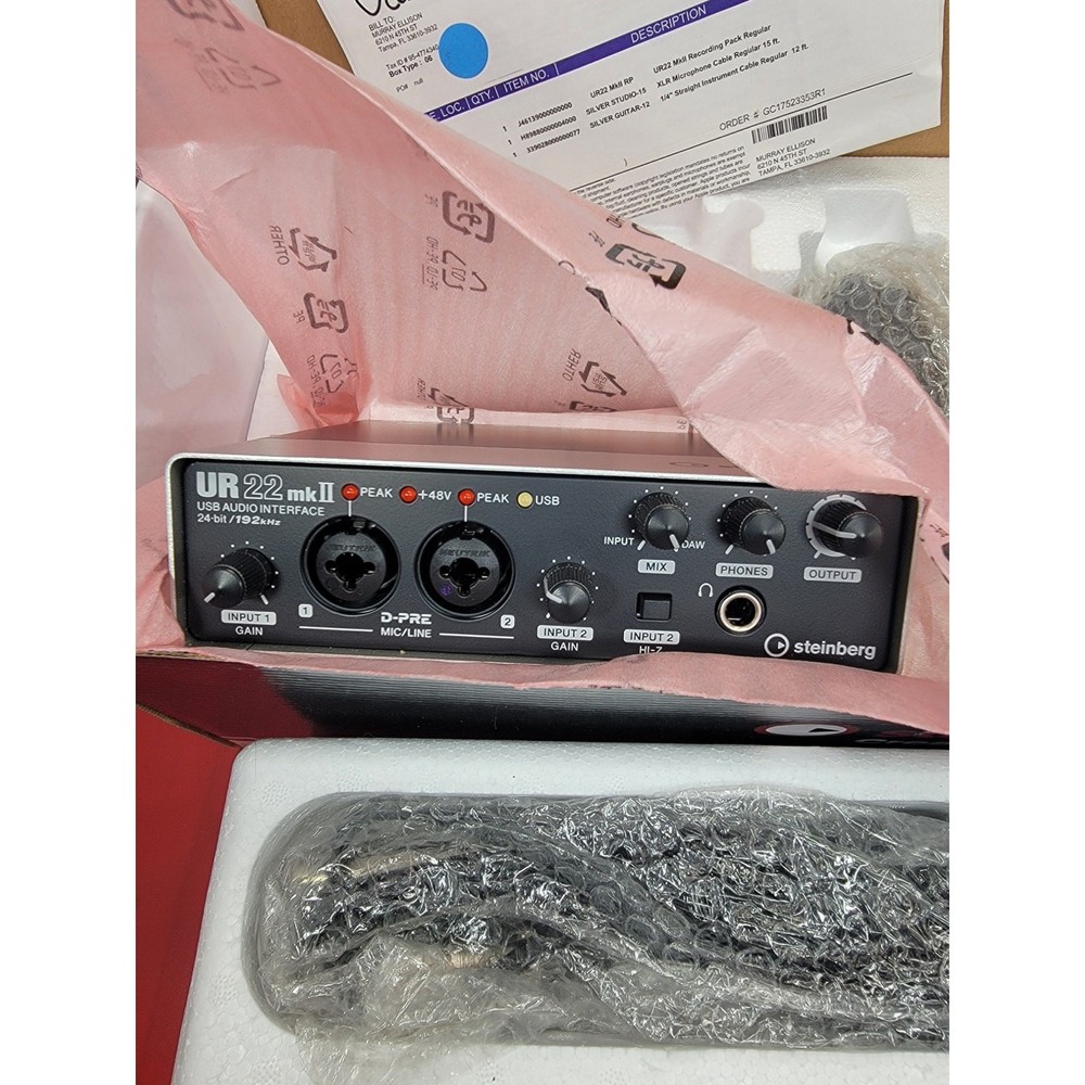 Steinberg UR22 MKII Recording Pack
