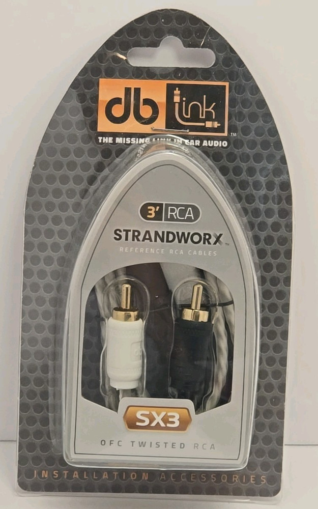 DB Link® Twisted-Pair Strandworx® Series RCA Cable (3 Ft.)