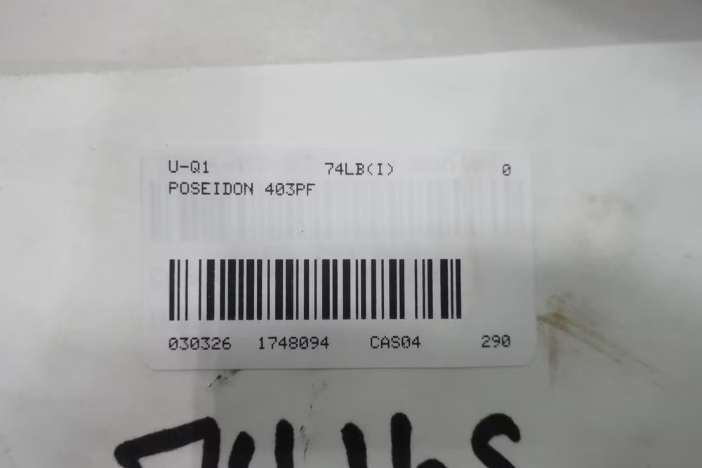 Poseidon 403PF Pump Back Plate