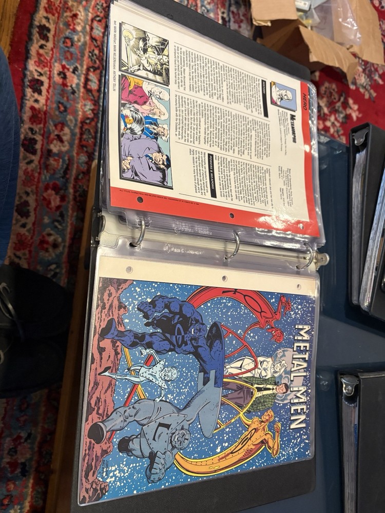 Comic Book Bio Binders