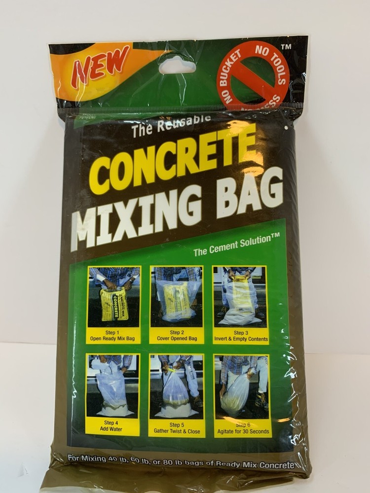 The Reusable Concrete Mixing Bag - The Cement Solution