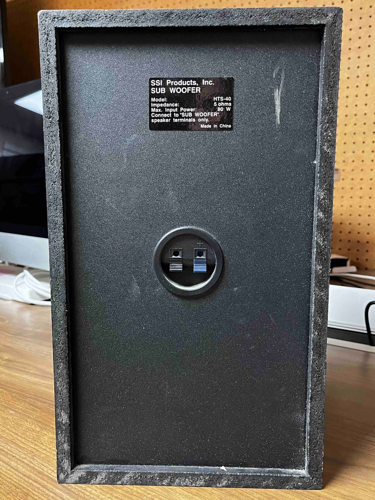 SSI Speaker System (Sub woofer, Center, Front) - 3 piece