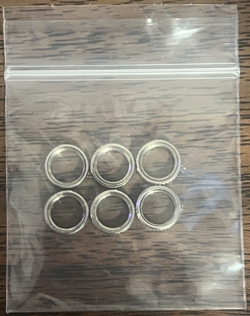 Schrader Valve Lock Rings/Nuts