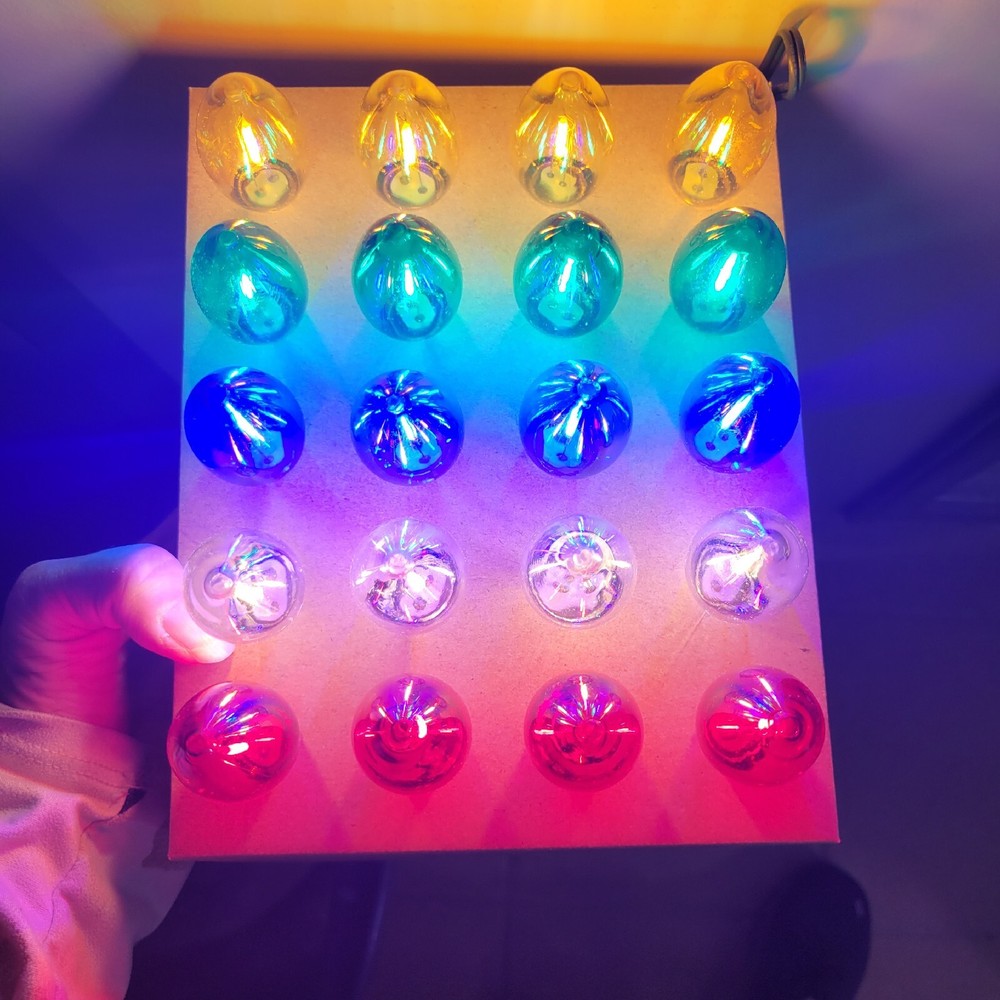 Ebenezer & Co. 20’ Nostalgic Oversized 20 Bulb Light Strand Multicolor QVC