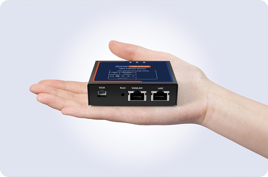 PUSR Mini Cellular Router Dual LAN LTE Cat.1 OpenCPU DDOS Protection USR-DR185