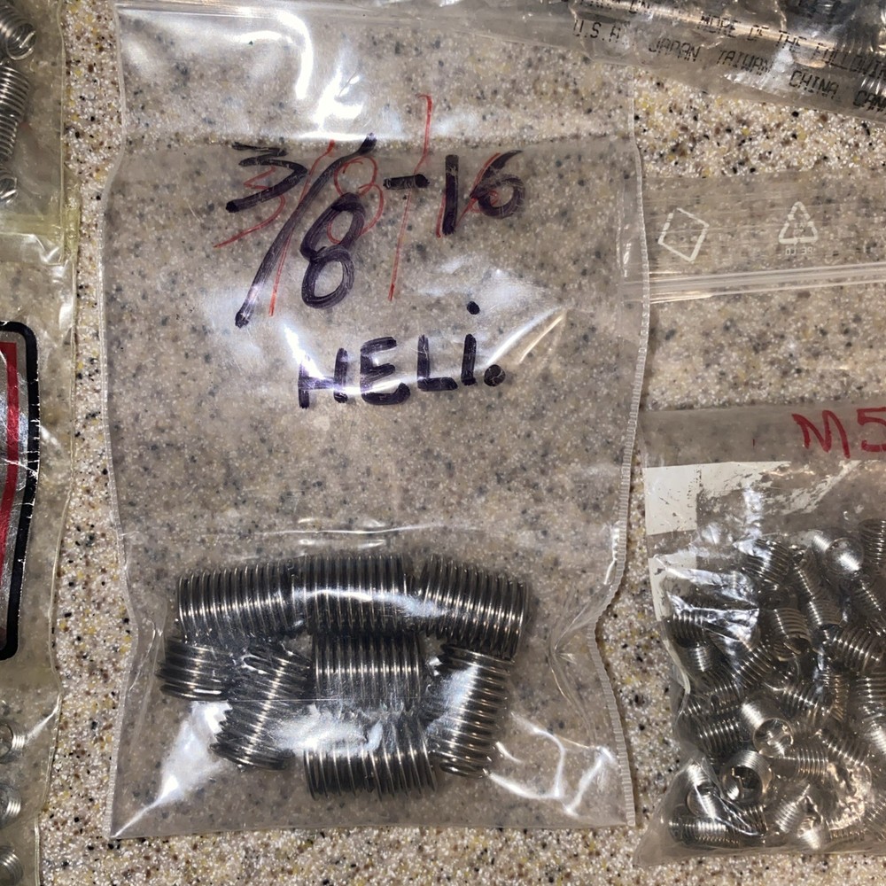 Helicoil Precision Free-running Insert Lot