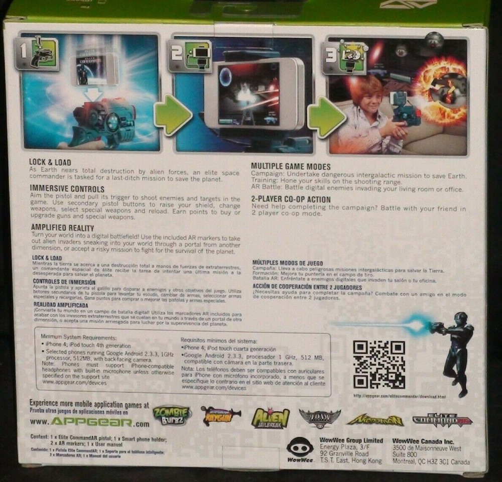 Appgear Elite Command Ar & Foam Fighters For iPhone And Android New