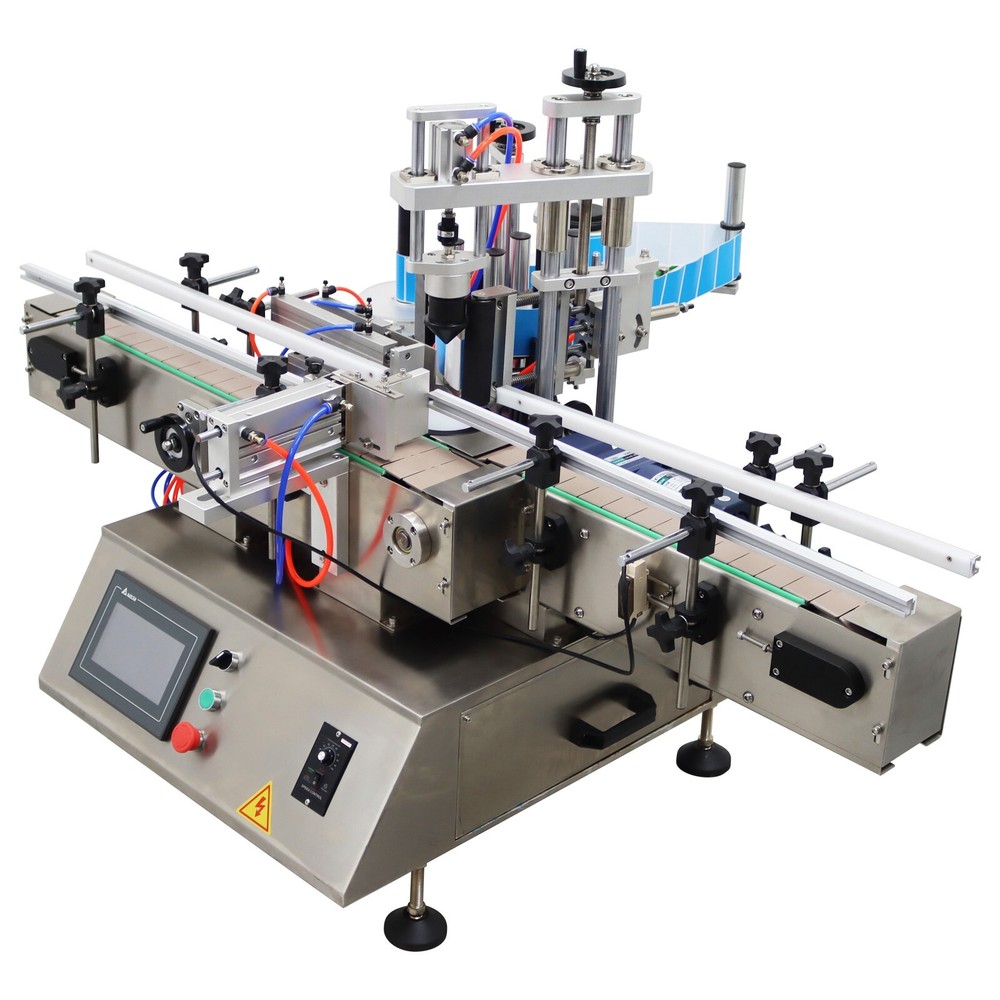 110V Automatic Desktop Labeling Machine Round/Square/ Hexagonal Bottles Labeler