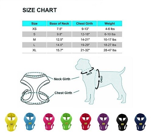 USA Based Dog Harness Soft Gentle No Pull No Choke Adjustable Breathable