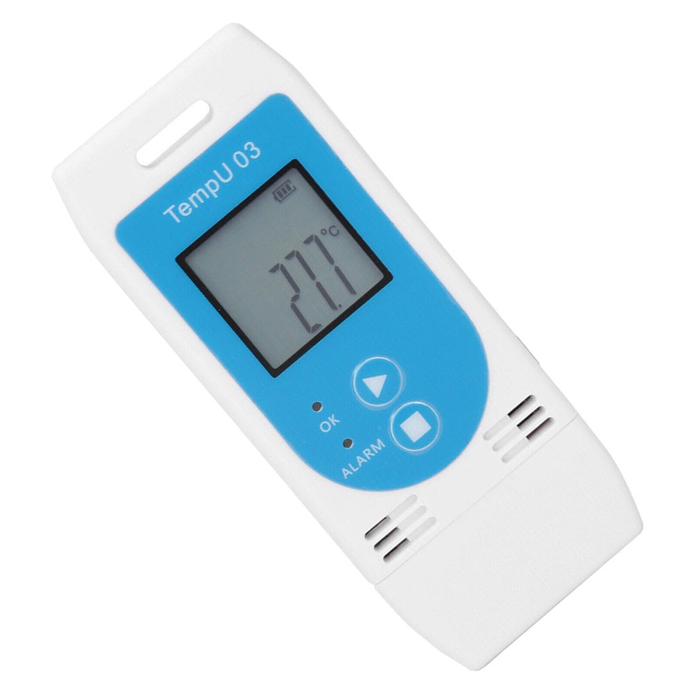 Temp Recorder PDF USB Digital LCD Temperature and Humidity Data Logger Reusable