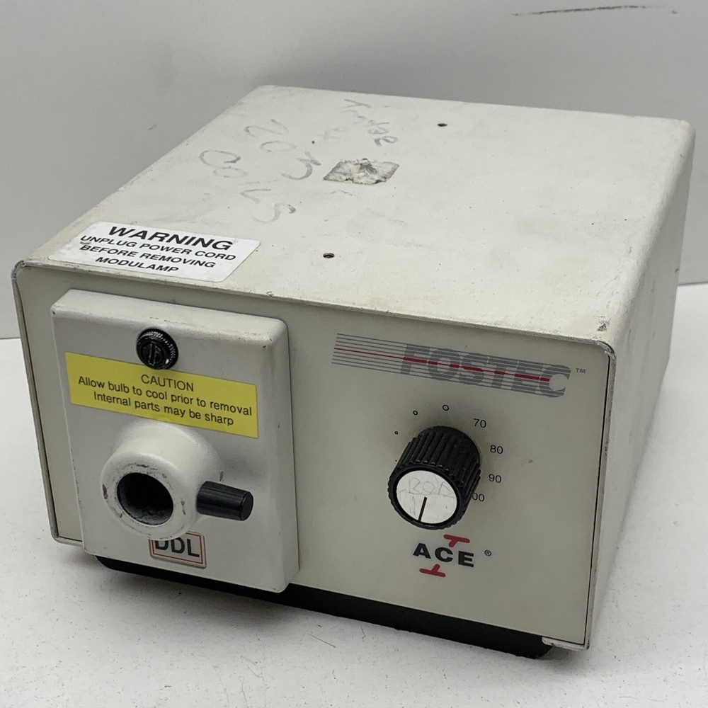 Fostec DDL 20500.2 Fiber Optic Light Source Illuminator 150W ~~ NEEDS BULB ~~