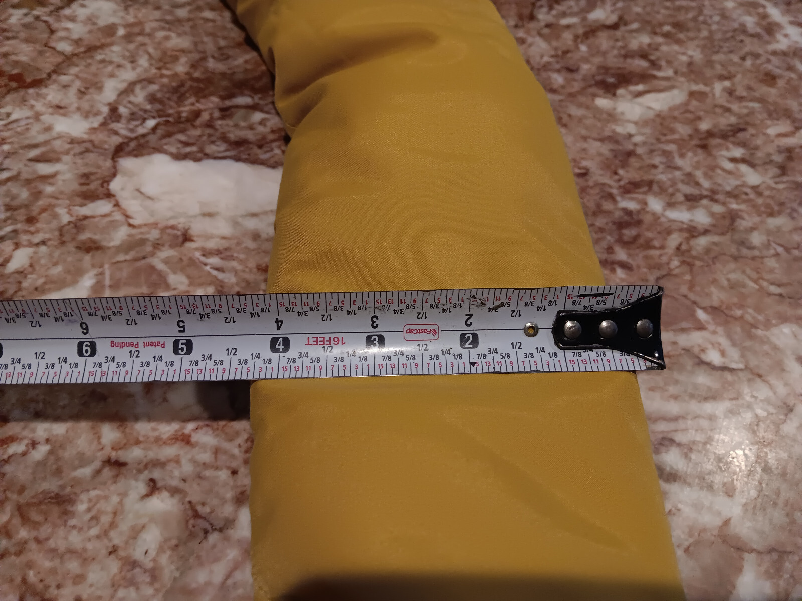 Huzi Infinity Pillow kids Mini Travel Neck Pillow ochre yellow NEW