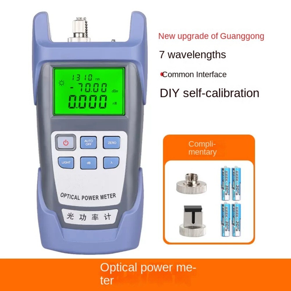 Fiber Optic Tester Tool Kit Optical Power Meter and Visual Laser Source