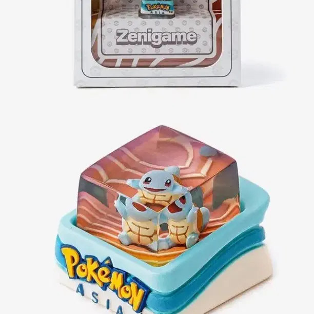 Official Pokémon Squirtle & Eevee Limited Edition Keycap Set