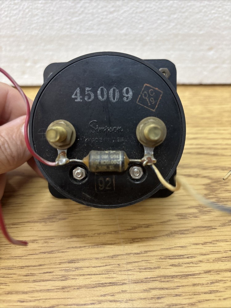 Simpson Microamperes Direct Current Gauge 45009