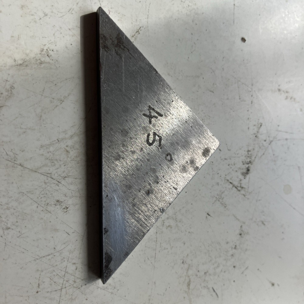 Five Steel Toolmakers Precision Angle Gauges / Plates