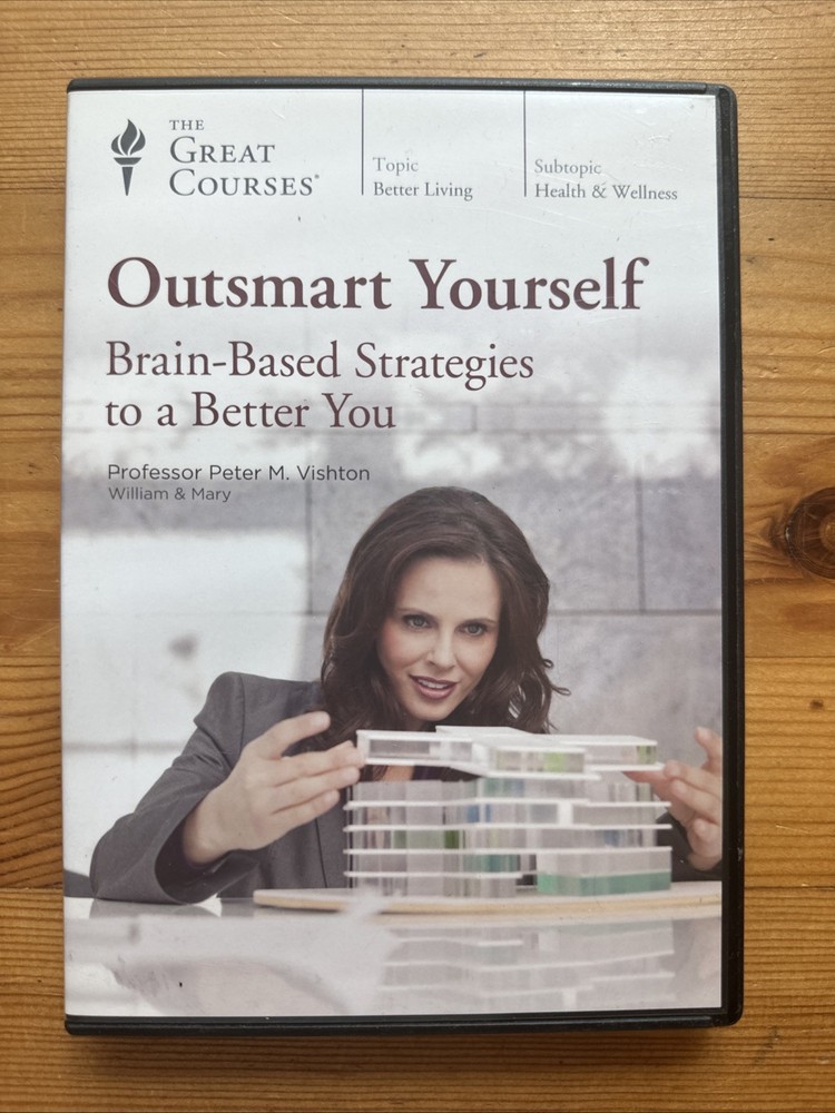 Great Courses 4 DVD Set & Guidebook - Outsmart Yourself