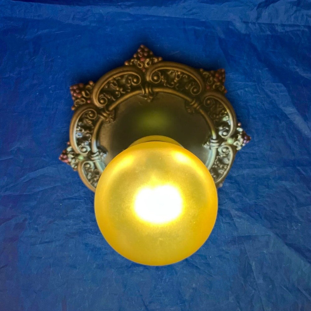 Rewired Single Flush Mount Rewired Polychrome Finish 25G