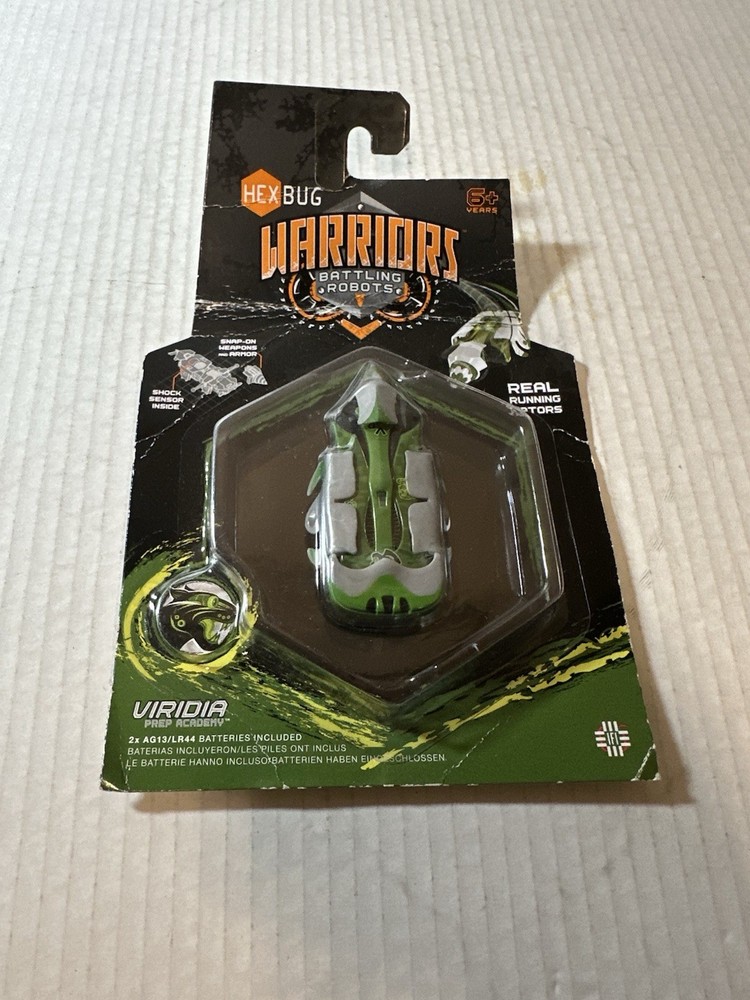 Hexbug Warriors Battling Robots Viridia Sealed Damaged Box