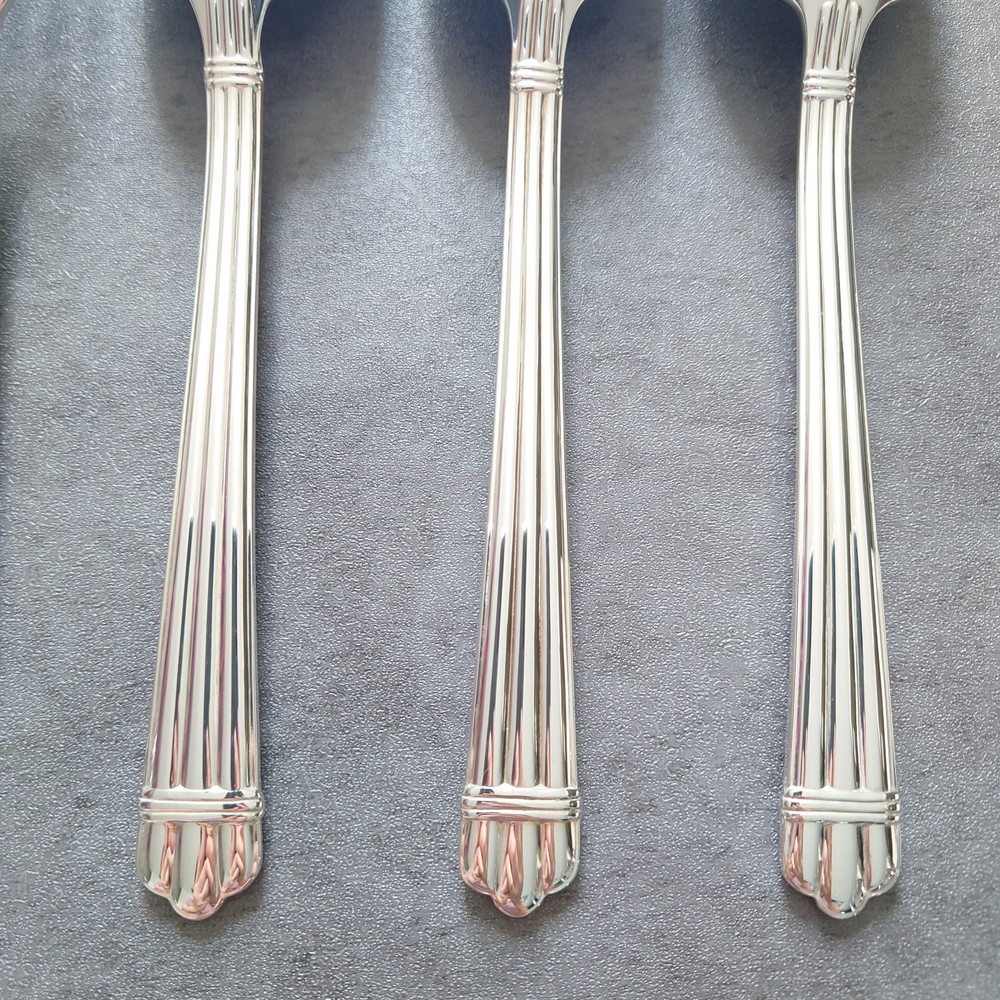 Christofle Aria 9pcs Silverplate Flatware Table Knife Fork Spoon Excellent