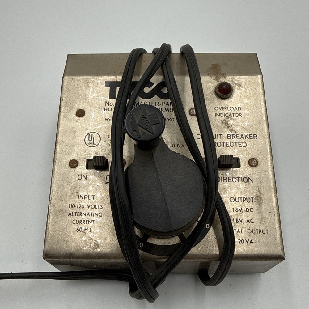Tyco Model 897 Master Power Pak Hobby Transformer