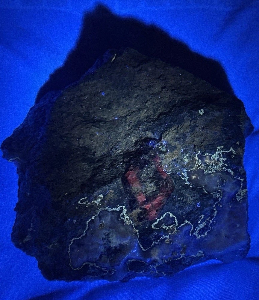 Rare Benitoite Cabinet Size Specimen