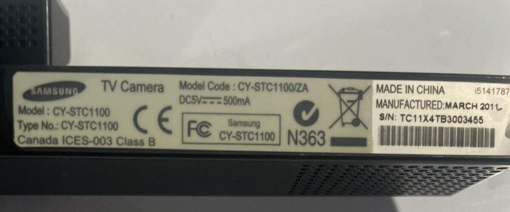 Samsung TV Camera CY-STC1100/XS USB
