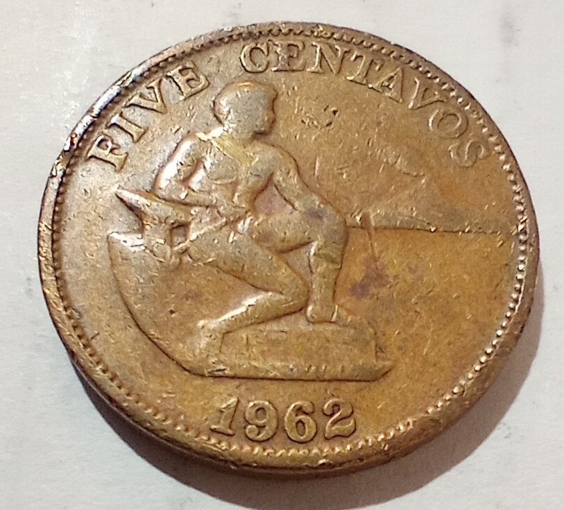 5 Centavos 1962 Philippines Coin