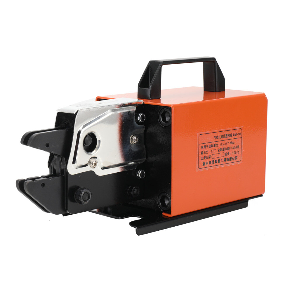 AM-10 Pneumatic Wire Terminal Mobile Crimping Machine Crimper US