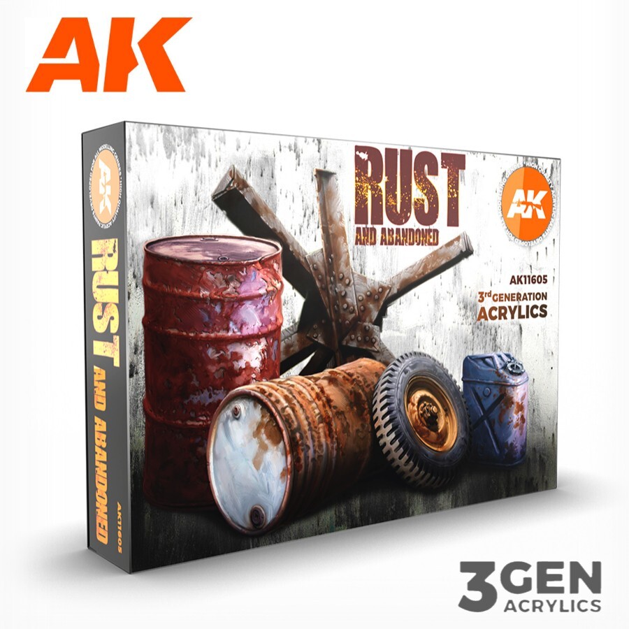 AK Interactive: RUST - Paint Color Set - AK11605
