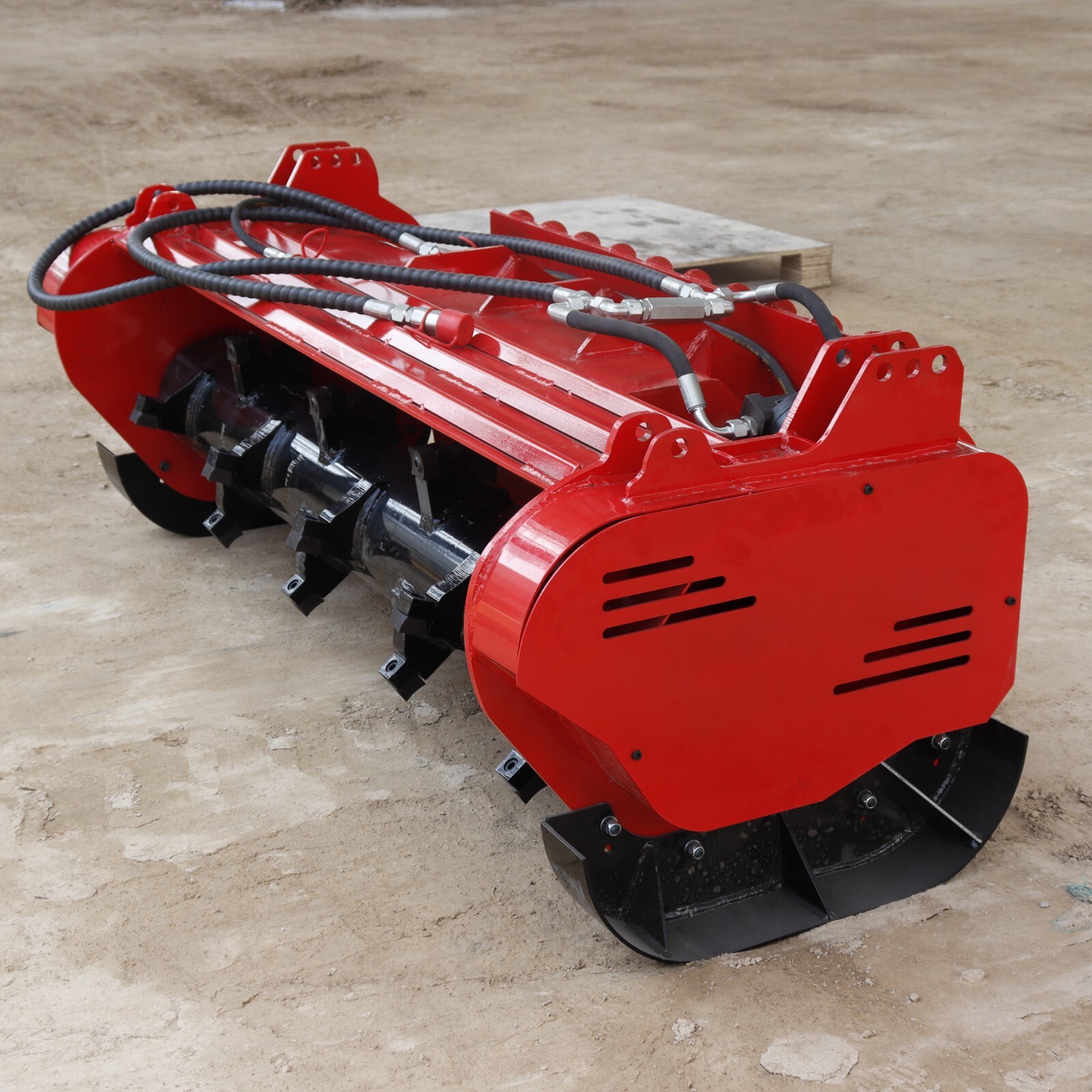 60"Heavy Duty Forestry Mulcher for Bobcat Skid Steer,Steel Blade, Quick Attach