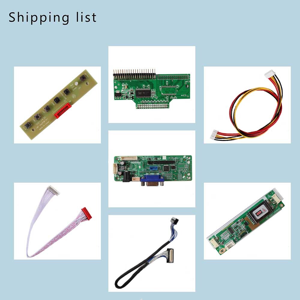 VGA Controller Board for 10.4" AA104VB02 AA104VB04 640x480 LCD Panel