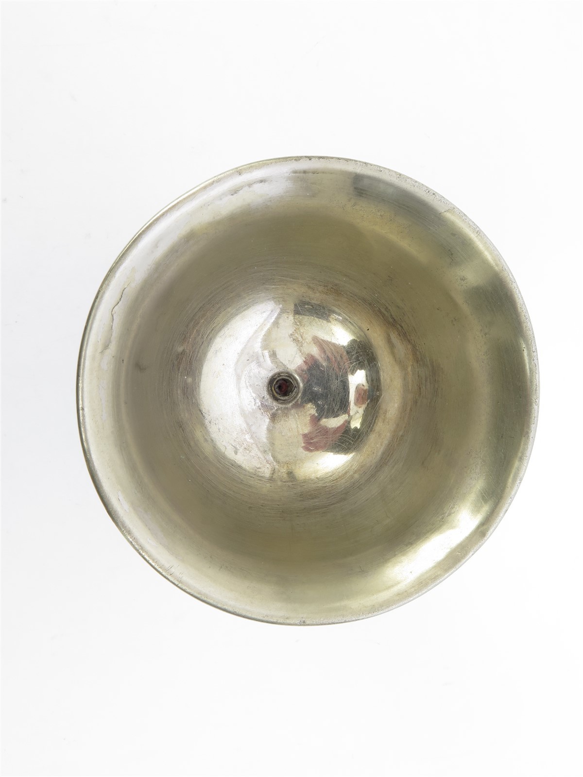 Estate Tibetan Buddhist Yak Butter Lamp 5.75" tall, 4.25" Diameter